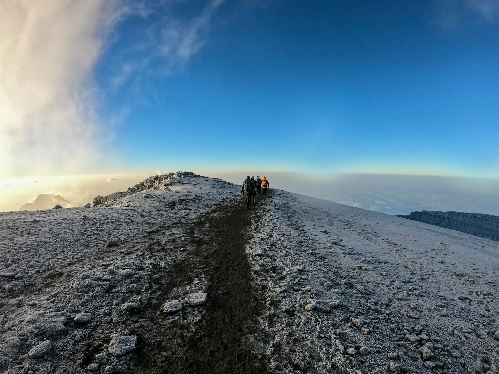 Kilimanjaro landscape on the Lemosho Route